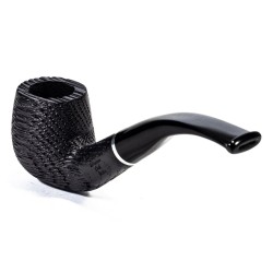 Bog Oak Pipe Talamona Elegant Bent Billiard