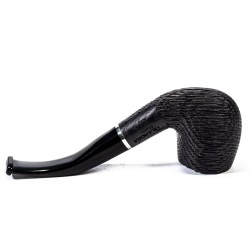 Bog Oak Pipe Talamona Elegant Bent Billiard