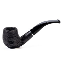 Bog Oak Pipe Talamona Elegant Bent Billiard