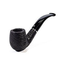 Bog Oak Pipe Talamona Elegant Bent Billiard