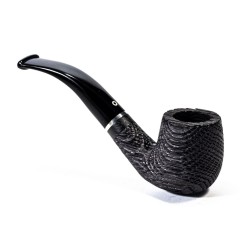 Bog Oak Pipe Talamona Elegant Bent Billiard