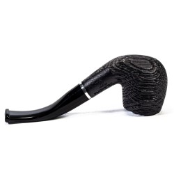 Bog Oak Pipe Talamona Elegant Bent Billiard