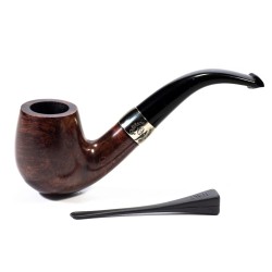 Pipa in Radica Peterson Aran Liscia Bent Billiard (65)