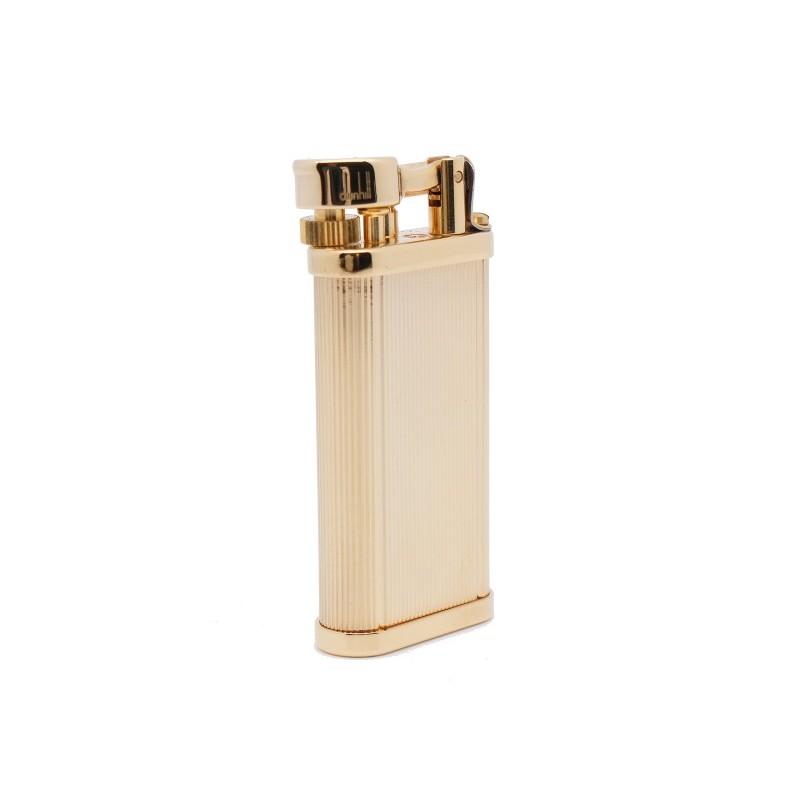 Dunhill Unique Lines Gold Plated Flint Pipe Lighter