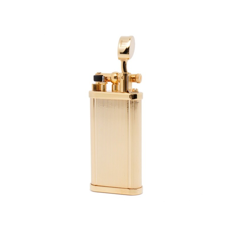 Dunhill Unique Lines Gold Plated Flint Pipe Lighter