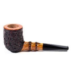 Pipa in Radica Radice Rind Rusticata Billiard