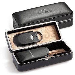 Humidor Travel Egoist for 3 cigars with cigar cutter