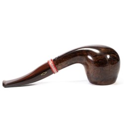 Pipa Brebbia Logo Noce Modello 6122 Bent Apple