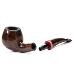 Pipa Brebbia Logo Noce Modello 6122 Bent Apple