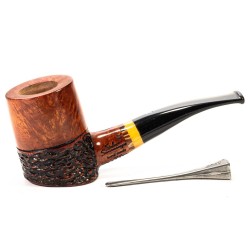 Briar Pipe Santambrogio Rusticated Cherrywood