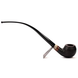 Pipa Aldo Velani Sabbiata Churchwarden Bent Apple