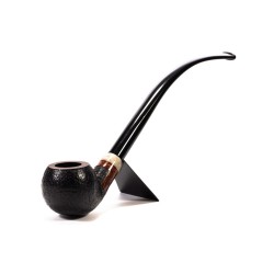 Pipa Aldo Velani Sabbiata Churchwarden Bent Apple