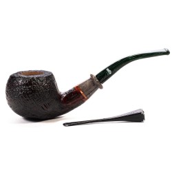 Briar Pipe Santambrogio Sandblasted Bent Apple