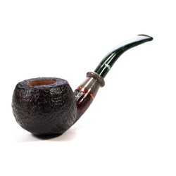 Briar Pipe Santambrogio Sandblasted Bent Apple