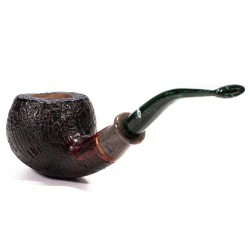 Briar Pipe Santambrogio Sandblasted Bent Apple