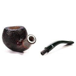 Briar Pipe Santambrogio Sandblasted Bent Apple