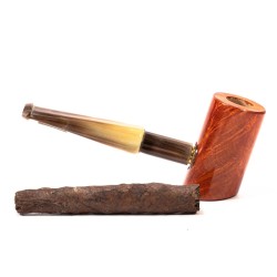 Pipe For Tuscan Cigar in Briar Smooth Poker