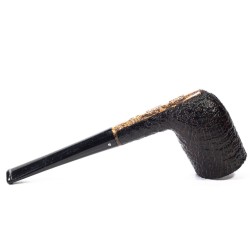 Briar Pipe Becker 2 Clubs Sandblasted Billiard