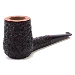 Briar Pipe Radice Rind Rusticated Billiard