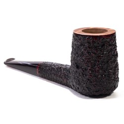 Briar Pipe Radice Rind Rusticated Billiard