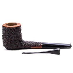 Briar Pipe Radice Rind Rusticated Billiard