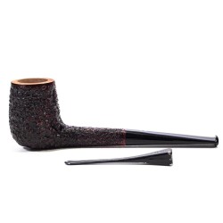 Briar Pipe Radice Rind Rusticated Billiard