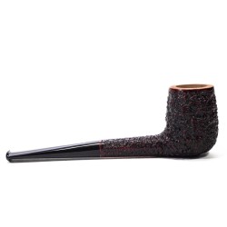 Briar Pipe Radice Rind Rusticated Billiard