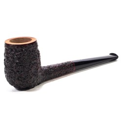 Briar Pipe Radice Rind Rusticated Billiard