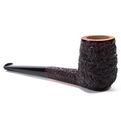 Briar Pipe Radice Rind Rusticated Billiard