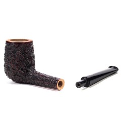 Briar Pipe Radice Rind Rusticated Billiard