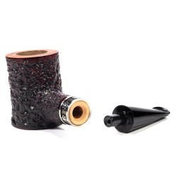 Briar Pipe Radice Rind Rusticated Poker