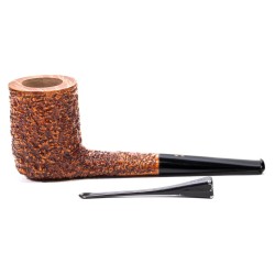 Briar Pipe Radice Rind Rusticated Chimney