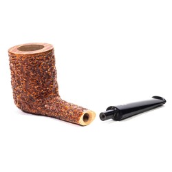 Briar Pipe Radice Rind Rusticated Chimney