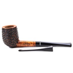 Briar Pipe Santambrogio Rusticated Billiard