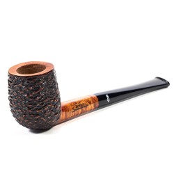 Briar Pipe Santambrogio Rusticated Billiard