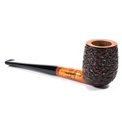 Briar Pipe Santambrogio Rusticated Billiard