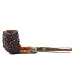 Briar Pipe Santambrogio Rusticated Billiard