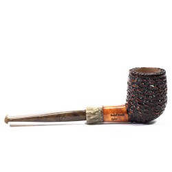 Briar Pipe Santambrogio Rusticated Billiard