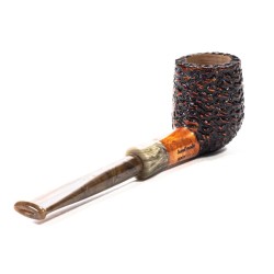 Briar Pipe Santambrogio Rusticated Billiard