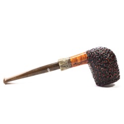 Briar Pipe Santambrogio Rusticated Billiard