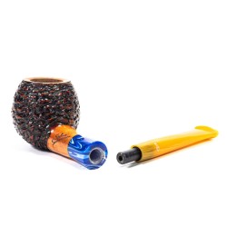 Briar Pipe Santambrogio Rusticated Apple