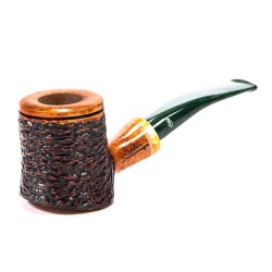 Briar Pipe Santambrogio Rusticated Cherrywood