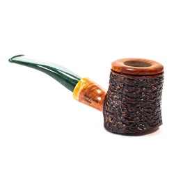 Briar Pipe Santambrogio Rusticated Cherrywood