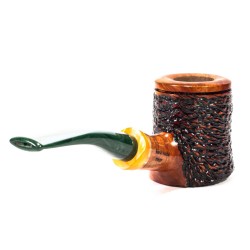 Briar Pipe Santambrogio Rusticated Cherrywood