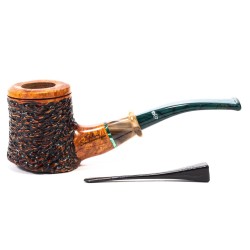 Briar Pipe Santambrogio Rusticated Cherrywood