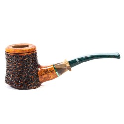 Briar Pipe Santambrogio Rusticated Cherrywood