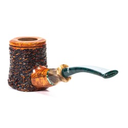 Briar Pipe Santambrogio Rusticated Cherrywood