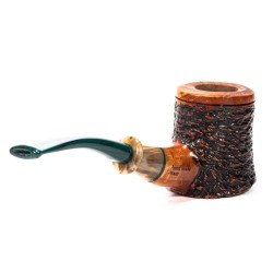 Briar Pipe Santambrogio Rusticated Cherrywood