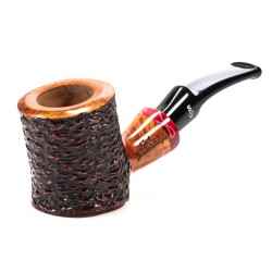 Briar Pipe Santambrogio Rusticated Cherrywood