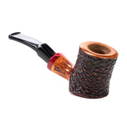 Briar Pipe Santambrogio Rusticated Cherrywood